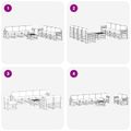 vidaXL Záhradná súprava gaučov 9 ks Prírodná a béžová