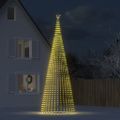 vidaXL LED vianočný stromček 1544 LED teplá biela 500 cm