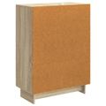 vidaXL Servírovacia skriňa Dub sonoma 66 x 34,5 x 90 cm