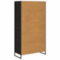 vidaXL Servírovacia skriňa Čierny dub 81 x 36 x 150.5 cm