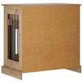 vidaXL Nábytok pre psa Dub artisan 80 x 47,5 x 80 cm Kompozitné drevo