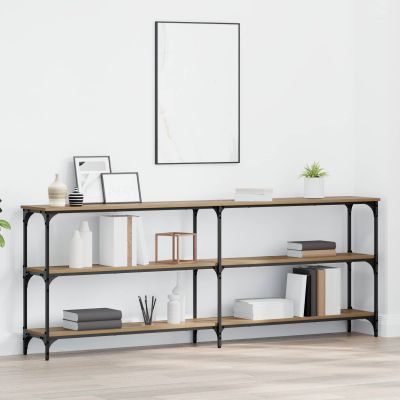 vidaXL Konzolový stôl dub artisan 200 x 29 x 75 cm