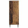 vidaXL Servírovacia skriňa Staré drevo 33 x 34,5 x 89,5 cm