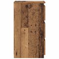 vidaXL Nočné skrinky 2 ks Staré drevo 40x35x62,5 cm Konštrukčné drevo