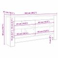 vidaXL RohováTVskriňa 102 x 40,5 x 45 cm Sonoma dub Kompozitné drevo