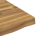 vidaXL Obdĺžnikový stôl 60 x 60 x 3,5 cm Štvorcový Biela