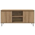 vidaXL TV skrinka 104 x 35 x 50 cm Remeselný dub Kompozitné drevo