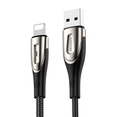 Kábel USB pre Lightning Joyroom Sharp S-M411 2,4A, 3 m (čierny)