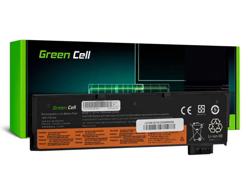 LE169 Green Cell batéria 01AV422 01AV490 01AV491 01AV492 pre Lenovo ThinkPad