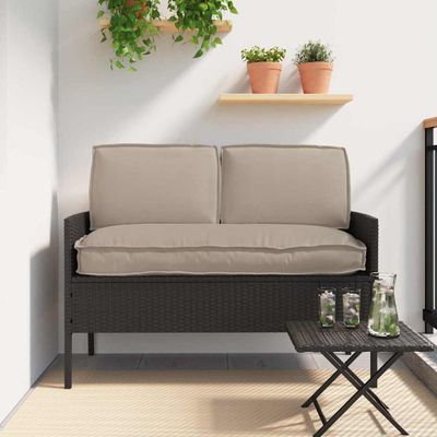 vidaXL Sada vankúšov 3 pcs Sivohnedá Oxfordská látka