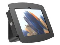 Compulocks Galaxy Tab A7 Lite Space Enclosure AV Conference Room Capsule - Montážna sada (kryt, stojan) - pre tablet - AV puzdro do konferenčnej miestnosti - uzamykateľný - vysoko kvalitný hliník - čierna - veľkosť obrazovky: 8.7" - montážne rozhranie: 100 x 100 mm - montáž na stenu, na stôl - pre Samsung Galaxy Tab A7 Lite