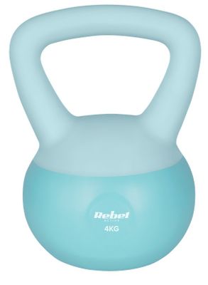 Kettlebell Soft Vinylový 4 kg REBEL ACTIVE RBA-2333-04
