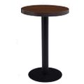 vidaXL Bistro stolík tmavohnedý 50 cm MDF