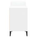 vidaXL TV skrinka biela 160x35x55 cm spracované drevo