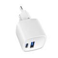 GEMBIRD TA-UC-PDQC20-W-01, Nabíjačka, USB/USB-C