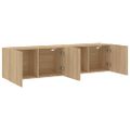 vidaXL TV skrinky nástenné 2 ks dub sonoma 80x30x41 cm