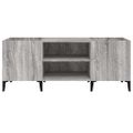 vidaXL Skrinka na platne sivá sonoma 121x38x48 cm kompozitné drevo
