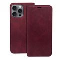 Smart Suede case for iPhone 13 6,1" maroon