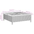 vidaXL Kryt na podstavec slnečníka béžový 70x70x25 cm polyratan akácia