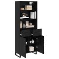 vidaXL Highboard 2 ks Čierny dub 69,5 x 34 x 180 cm