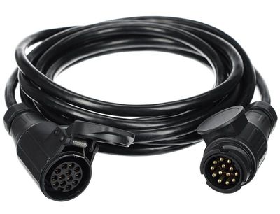 Prepojovací 13pin kábel - zavesená zásuvka + zástrčka TRAILER CABLE 8, 12V, 5m SIXTOL