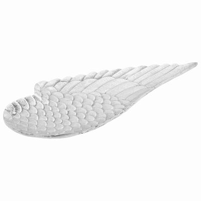 vidaXL Košík na ovocie 2 pcs Strieborná 40 x 18 x 2.5 cm Hliník