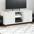 vidaXL TV skrinka biela 100,5x39x43,5 cm oceľ