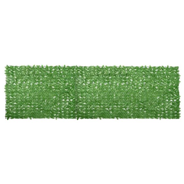 vidaXL Balkónová markíza so zelenými listami 600x150 cm