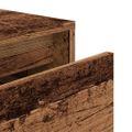 vidaXL Box Zásuvka Old Wood 40,5x40x40 cm Engineered Wood