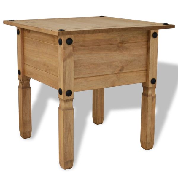 vidaXL Bočný stolík mexická borovica Corona Range 53,5x53,5x55 cm