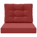 vidaXL Vankúš na vonkajšiu pohovku Polyester vínovo červená 60 x 60 cm