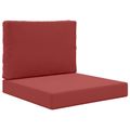 vidaXL Vankúš na vonkajšiu pohovku Polyester vínovo červená 60 x 60 cm