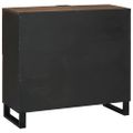 vidaXL Servírovacia skriňa Hnedá 80 x 33 x 75 cm mangový masív