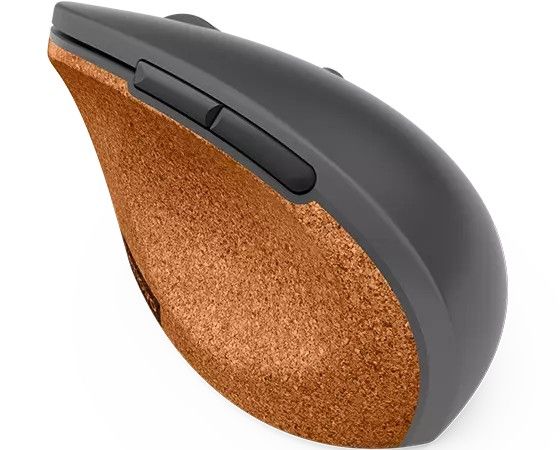 Lenovo Go/Ergonomická/Optická/Pre pravákov/2 400 DPI/Bezdrôtová USB/Sivá