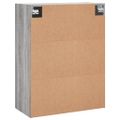 vidaXL Nástenné skrinky 2 ks sivý dub sonoma 69,5x34x90 cm