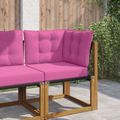 vidaXL Vankúš na vonkajšiu pohovku Polyester Ružová 50,5 x 50,5 cm