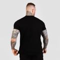 Tričko Grow Black - GymBeam, veľkosť M, veľkosť oblečenia M