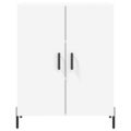 vidaXL Vysoká skrinka biela 69,5x34x180 cm spracované drevo