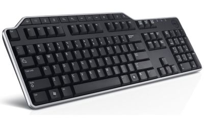 DELL KB-522/ UK/Irská rozšírená multimediálna klávesnica USB (QWERTY) Klávesnica, drôtová, multimediálna, UK/Irská, USB, čierna