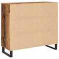 vidaXL Servírovacia skriňa Staré drevo 90 x 34 x 80 cm