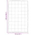 vidaXL Zimný prehoz 155 x 220 cm 450 gsm Čierna