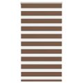 vidaXL Zebra roleta hnedá 70x150 cm šírka látky 65,9 cm polyester