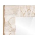 vidaXL Kúpeľňové zrkadlo Biele umývanie dokončenie 50 x 70 x 2,5 cm