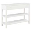 vidaXL Komoda z drevotriesky biela 110x35x80 cm