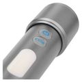 LED nabíjacie ručné kovové svietidlo, 600 lm, 1 200 mAh