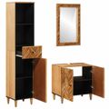vidaXL Set kabinetov do kúpeľne 3 ks 62 x 33 x 58 cm