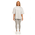 Dámske tričko Oversized Bliss Grey - BeastPink