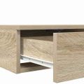 vidaXL Zásuvky pod posteľ Sonoma dub 100 x 36,5 x 16,5 cm