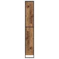 vidaXL Knižnica 60 x 30 x 189,5 cm Kompozitné drevo Staré drevo