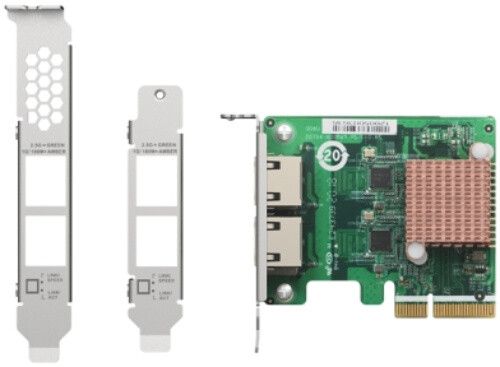 QNAP QXG-2G2T-I225 - 2,5GbE (2 porty) PCIe karta pre PC aj NAS